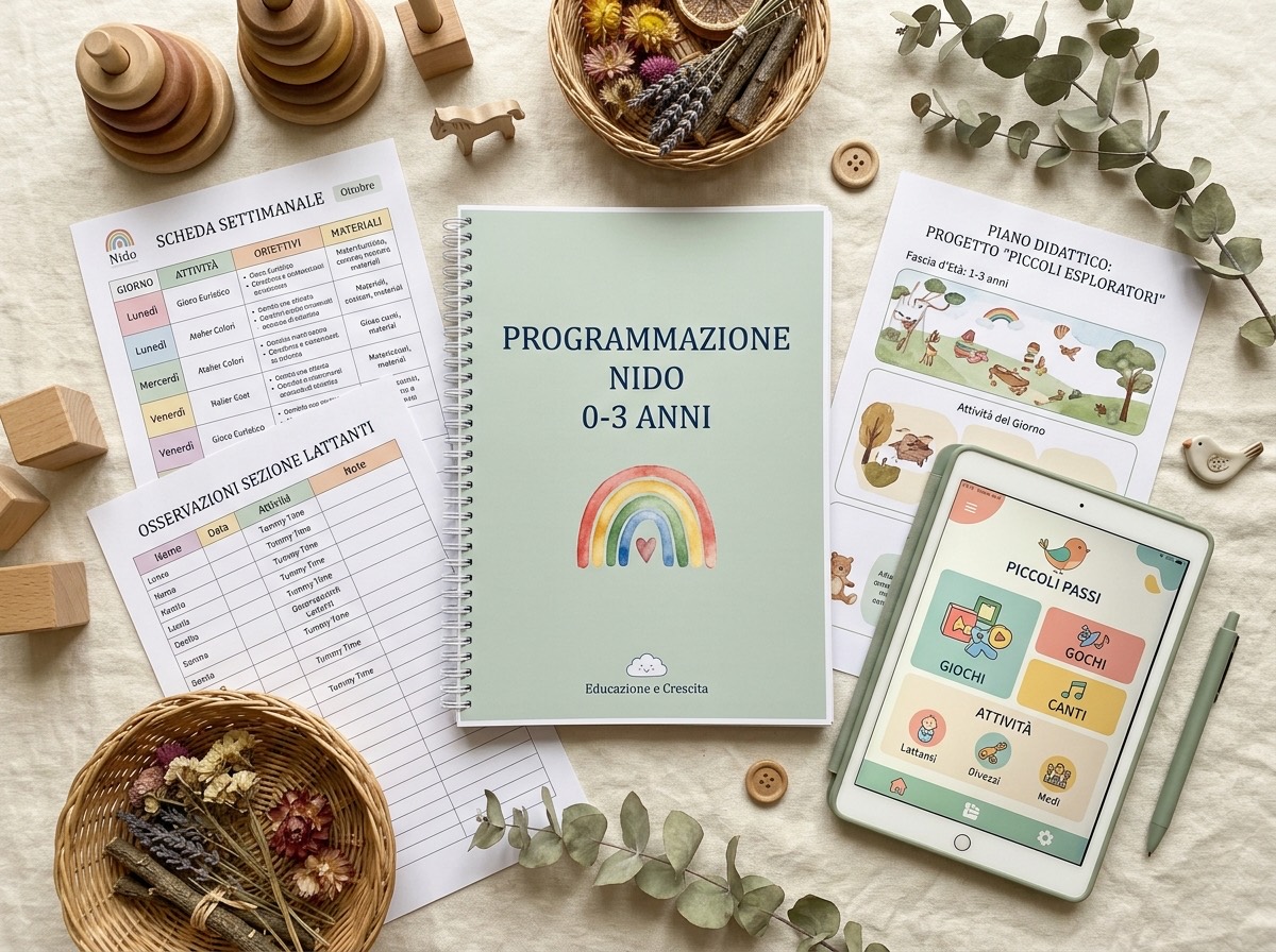 Kit completo: programmazione, schede e calendario